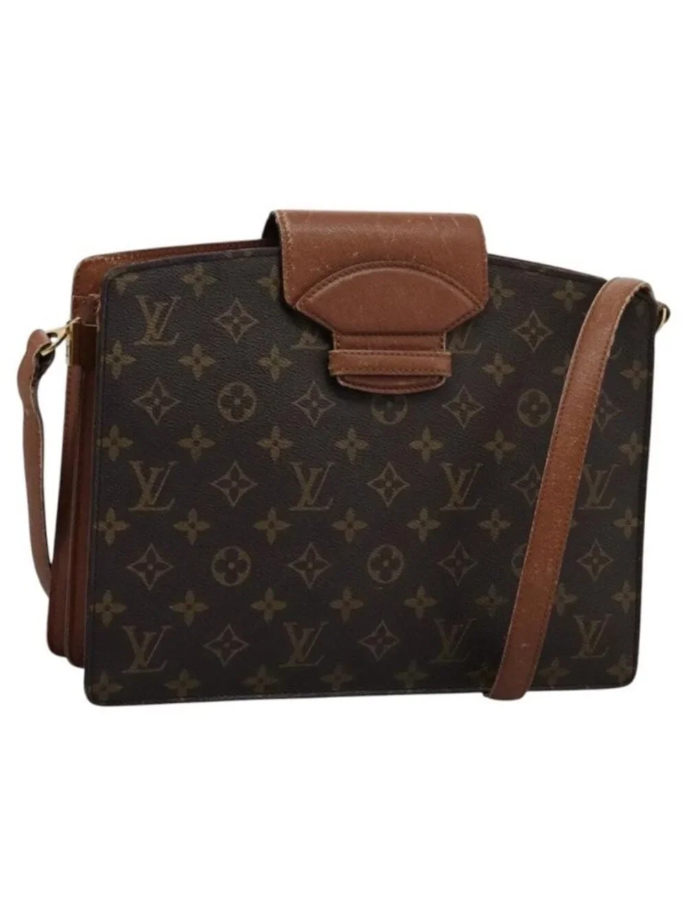 Authentic LOUIS VUITTON Monogram Kurcell Shoulder Bag M51375 LV